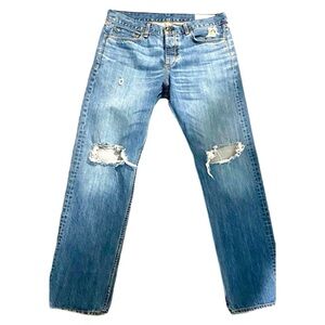Men’s Rag and Bone Ripped Style Fit 3 Slim Straight Jeans